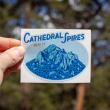 Cathedral Spires Sticker