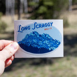 Long Scraggy Sticker