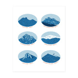 Local Peaks of Conifer, Bailey, and Pine Print