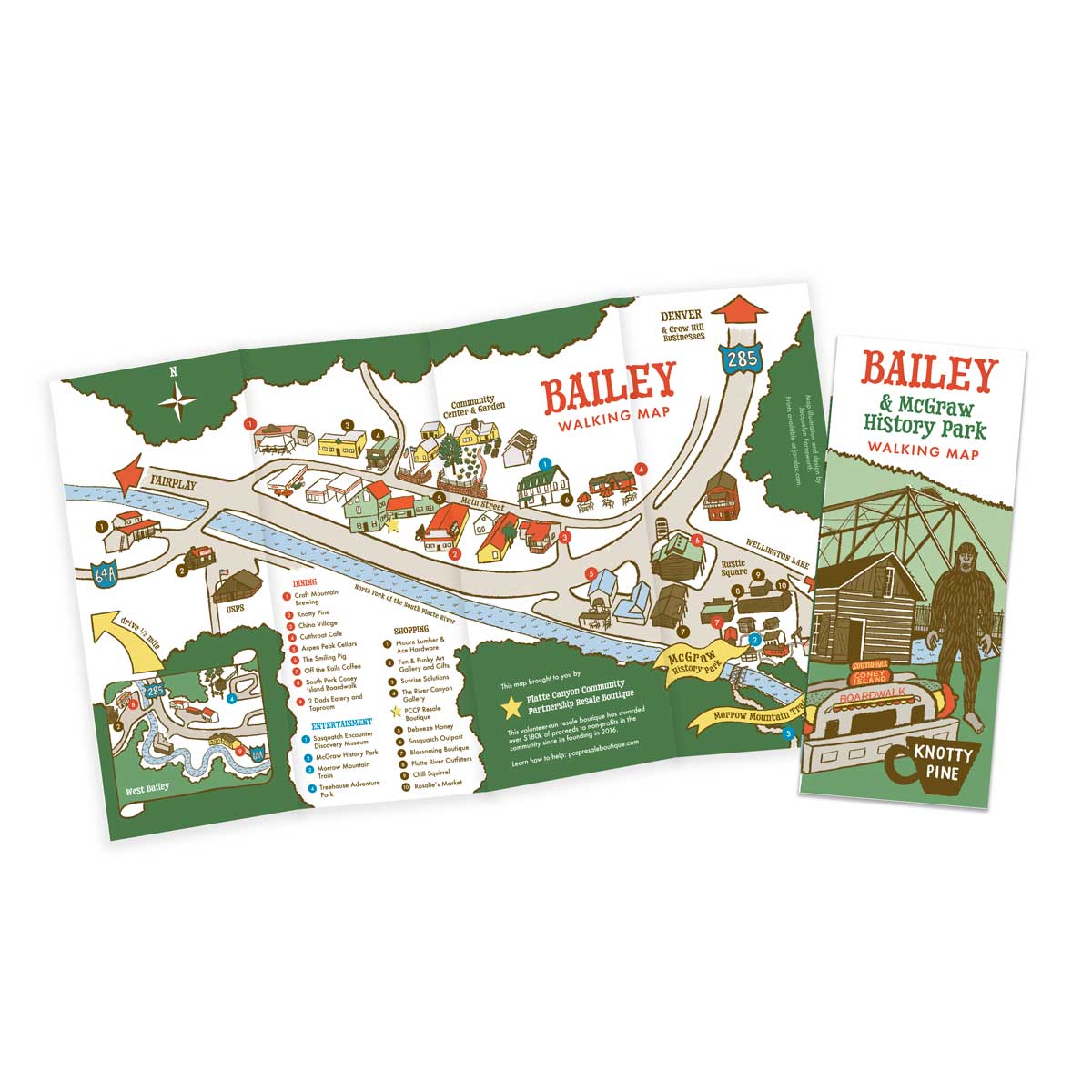 Bailey Walking Map