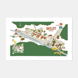 Bailey Colorado Map Print