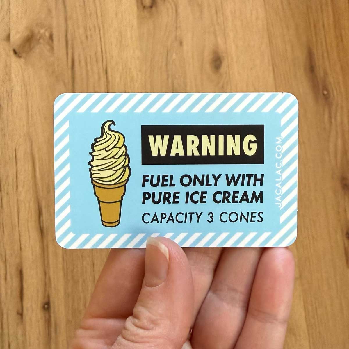 Fuel Only with Ice Cream Sticker