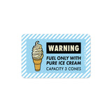Fuel Only with Ice Cream Sticker